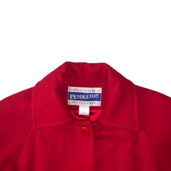 Vintage Pendleton Virgin Wool Long Trenchcoat 8 - Picture 10 of 15